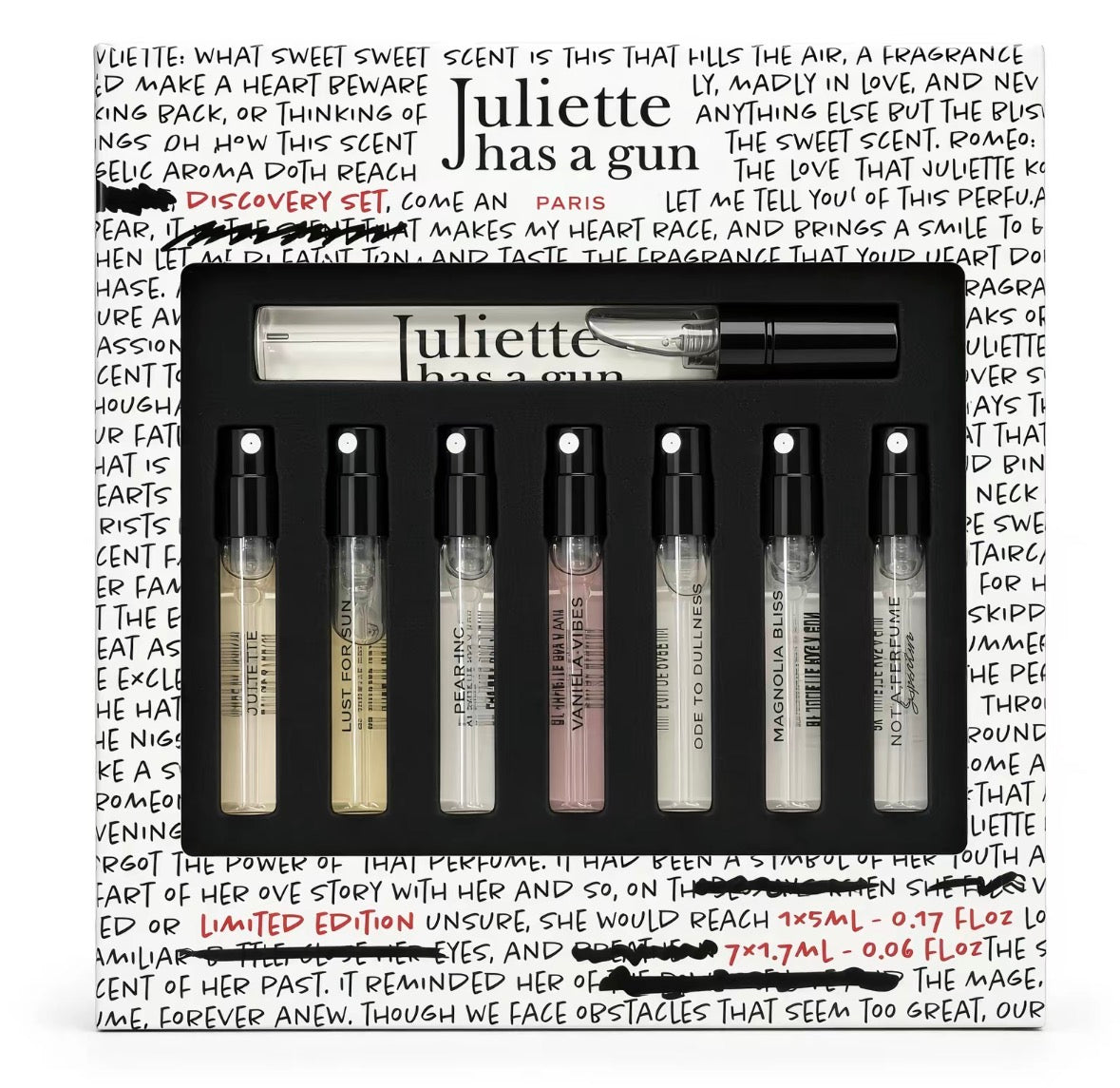 Juliette Has A Gun Fragrance Discovery Set Unisex Sample Kit