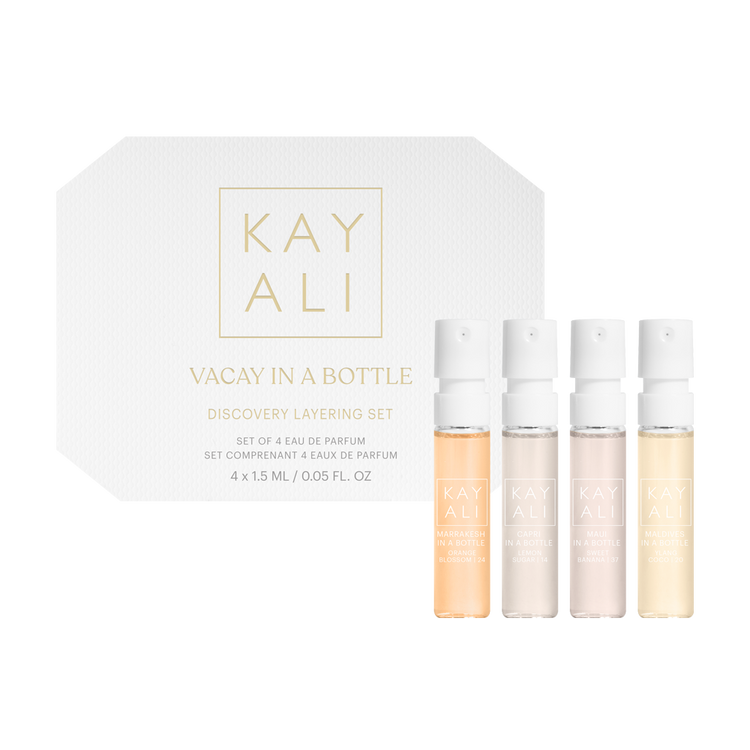 Kayali Vacay in a Bottle 4x1.5mL Discovery Set