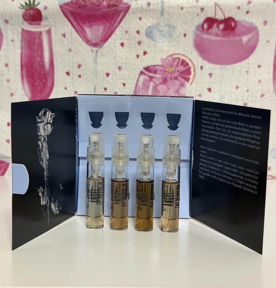 Angel Jardin D'etoiles Set With 4 Sample Vials 2ml Each! Rare!